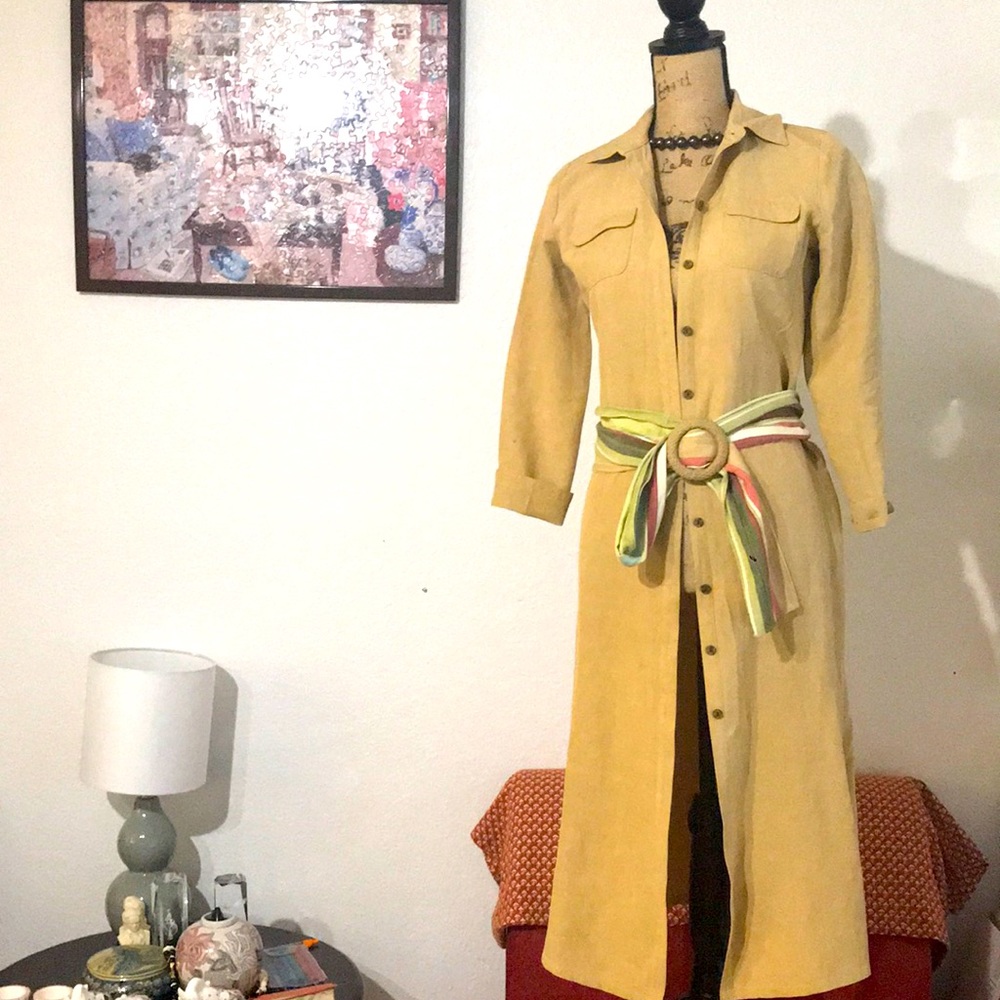 NWOT. Tommy Bahama button down linen silk dress